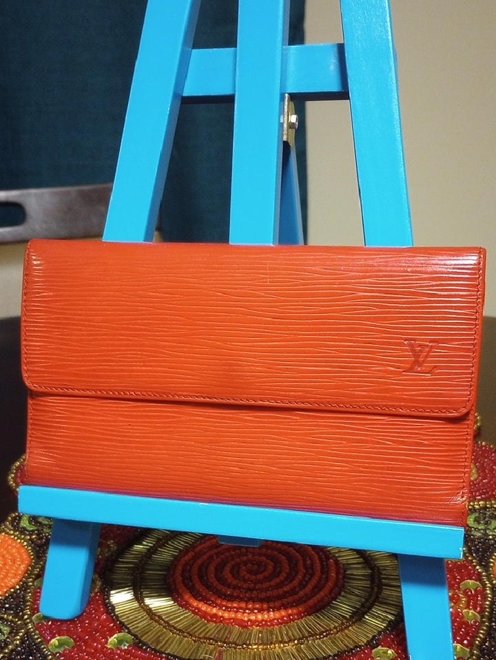 Louis Vuitton Epi Long Wallet Red